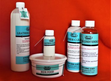 BLACKBURN LEATHER care products.